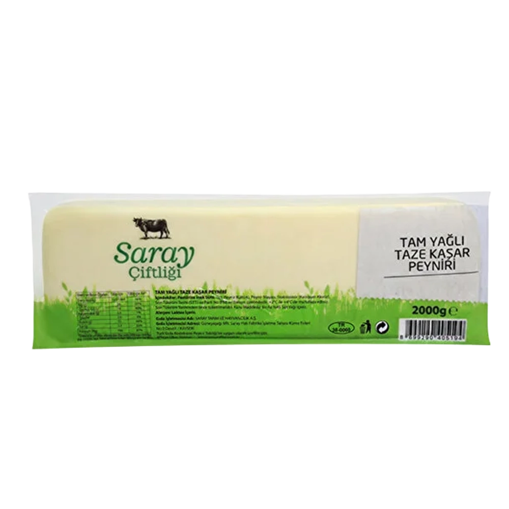 Tam Yağlı Kaşar Peyniri 2000gr