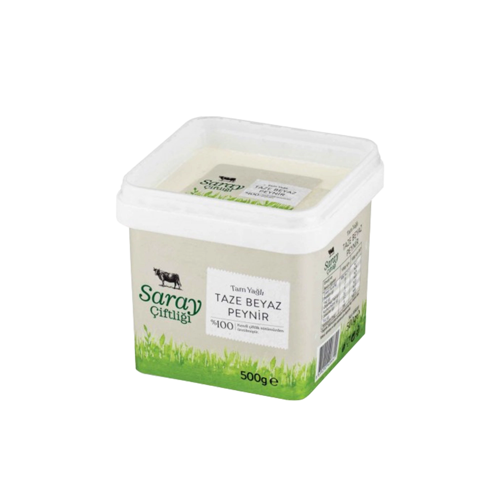 Tam Yağlı Beyaz Peynir 500 gr Kase