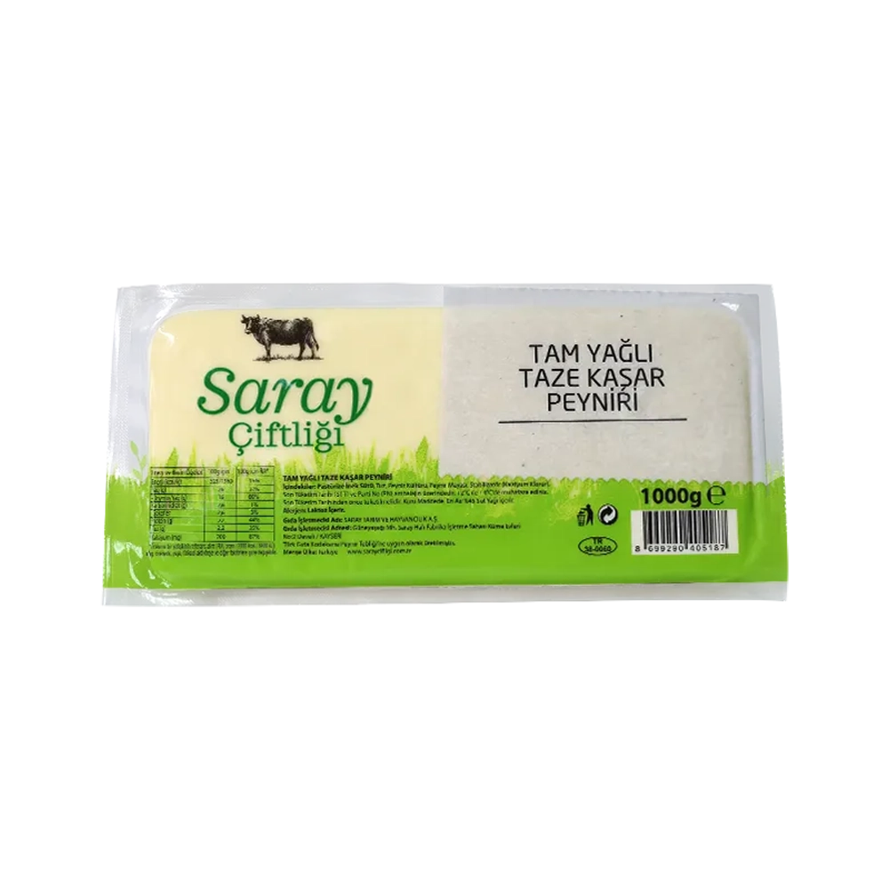 Tam Yağlı Kaşar Peyniri 1000 gr
